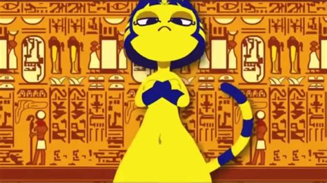 Ankha Zone is a yellow cat from Animal Crossing. Ankha is a yellow cat that appears in the Animal Crossing games. Her name is a play on the Egyptian character ankh, which means life. She also has a navy blue coat with five small bands around her tail. Ankha is a very popular character and has millions of followers on YouTube.